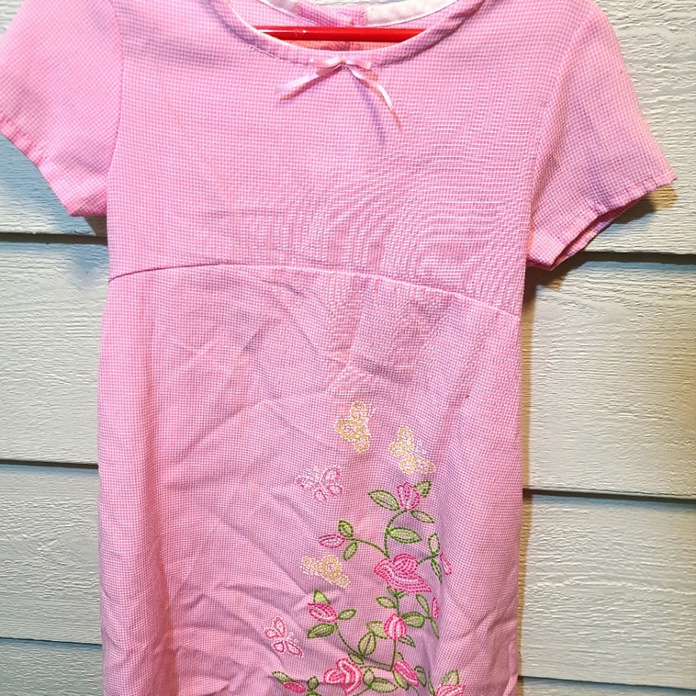 Vintage Girls Spring Floral Dress